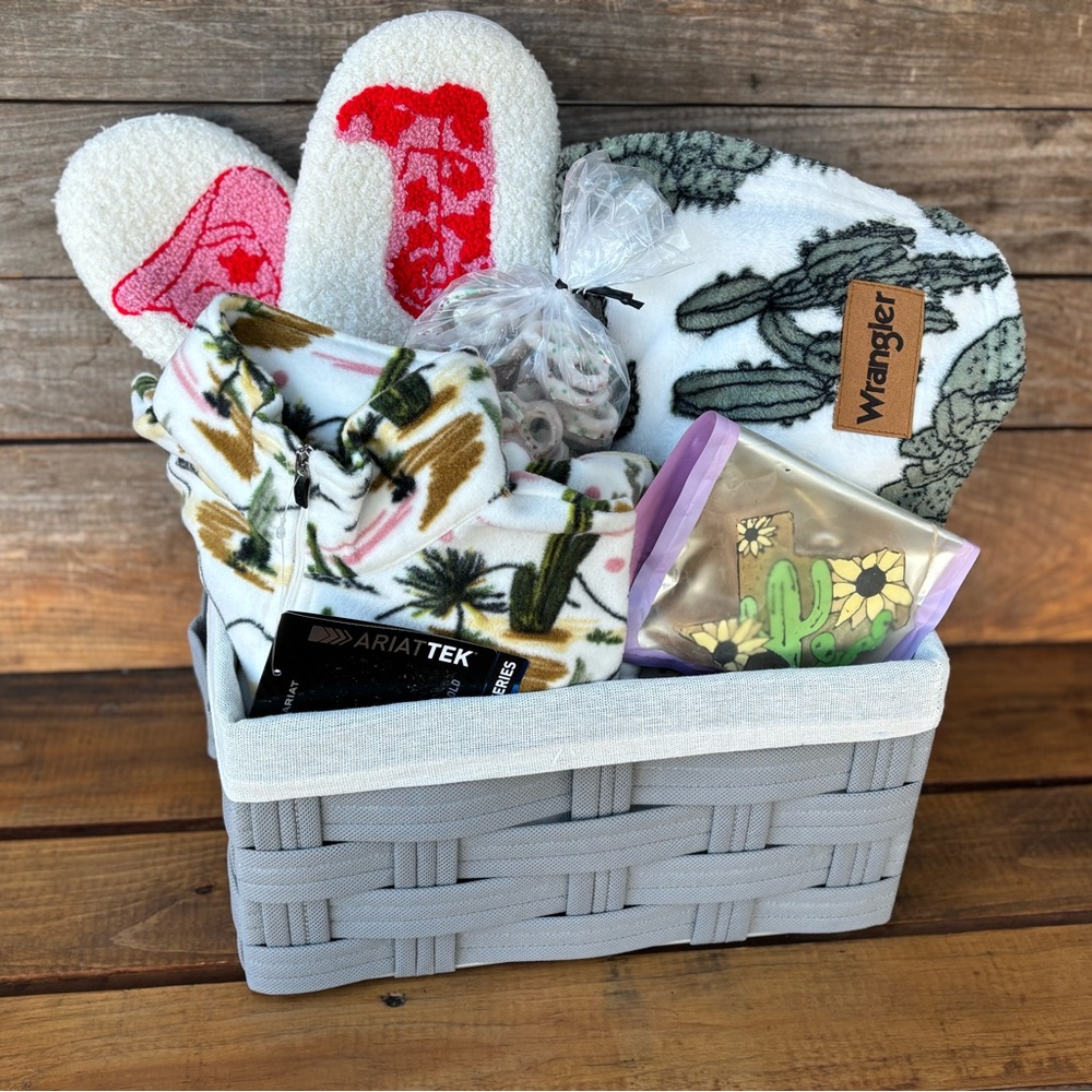 New Wrangler Cactus Theme Gift Basket